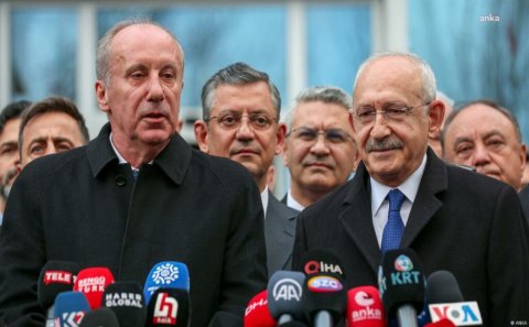 Məhərrəm İncə Kılıcdaroğlunun “vahid namizəd” təklifini rədd etdi –- Kritik görüş nəticəsiz qaldı