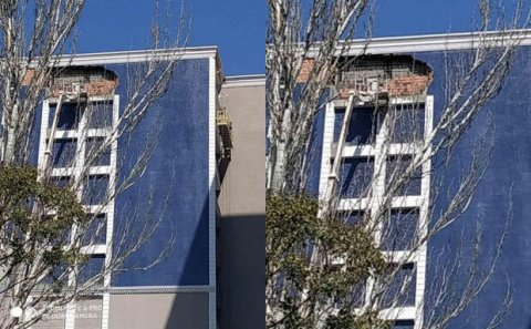 Bakıda liftin şaxtası çökdü: Sakinlər təlaş içində - FOTO