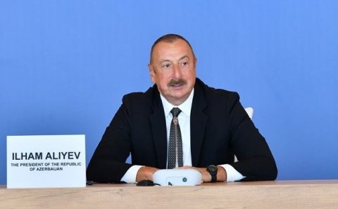 Ermənilər o bayrağa uzaqdan baxmağa qorxarlar - Əliyev