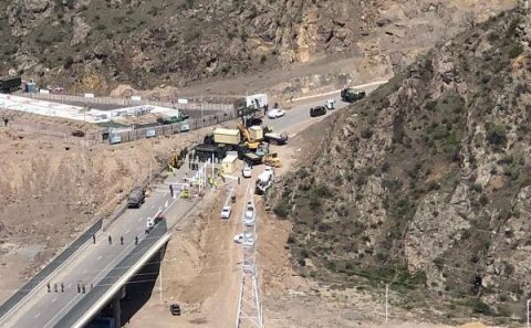 Laçın postunda pasport-yoxlanış köşkü də quruldu - FOTO