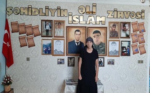 2 oğlu şəhid olan anadan oğurluq edildi - Şəhidlər Xiyabanında