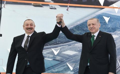 “İlham Əliyevlə birlikdə 1000 binanın bünövrəsini qoyduq” - Ərdoğan