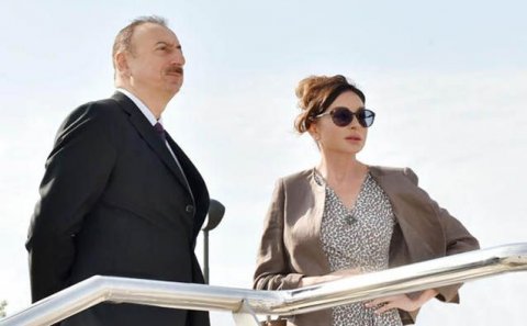 Prezident və birinci xanım Ağdam rayonuna səfər ediblər