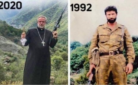 Terrorçu erməni keşiş Kəlbəcərdəki qədim məbədimizi tərk etməcəyini bildirdi...-FOTOLAR