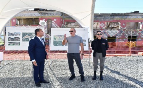 Prezident və birinci xanıma Tuğ kəndində həyata keçiriləcək turizm layihələri barədə məlumat verildi