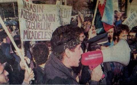 Sinan Oğanın Azərbaycana dəstək aksiyası - Foto