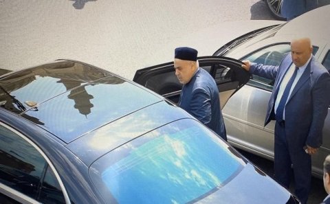 Allahşükür Paşazadə Mənsimovun atasının yasına qatıldı - FOTO