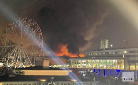 Moskvada terror aktı zamanı ölən azərbaycanlının anbaan görüntüləri 