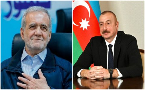 İlham Əliyev Məsud Pezeşkiana başsağlığı verdi