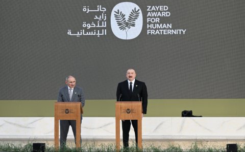 İlham Əliyev Trampa təşəkkür etdi